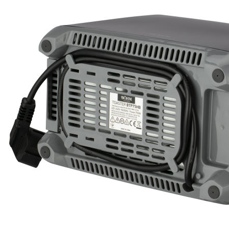 Prajitor de paine BOHM HOME BTP75HB, 650-750 W, 7 niveluri de prajire, negru [9]