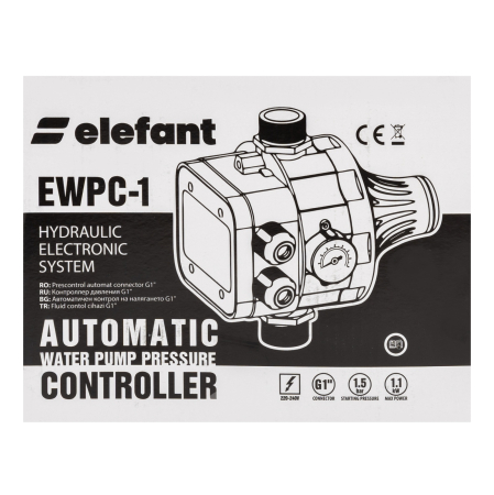 Prescontrol automat EWPC-1, 1.1KW, 1.5 bar, Elefant [4]