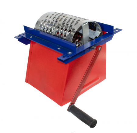 Razatoare fructe Koza-Nova MINI, cu tambur, manuala, >5kg la 60 rotatii, Cuva 6L, 250x250mm [3]