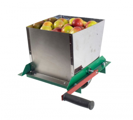 Zdrobitori si Teascuri fructe - Razatoare fructe Koza-Nova MINI, Inox, cu tambur, manuala,  >5kg la 60 rotatii, Cuva 6L, 250x250mm