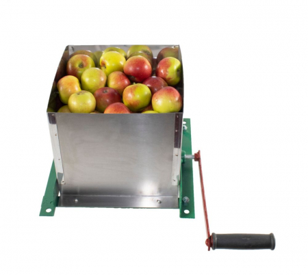 Razatoare fructe Koza-Nova MINI, Inox, cu tambur, manuala,  >5kg la 60 rotatii, Cuva 6L, 250x250mm [2]