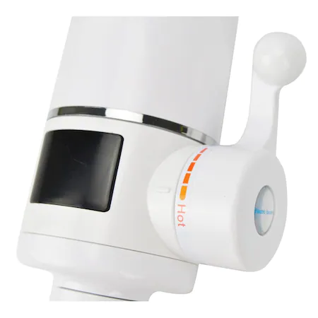 Robinet electric pentru Incalzit apa RX 010-1, 3600 W, Ecran LCD, 2.5 l/min., Alb [1]