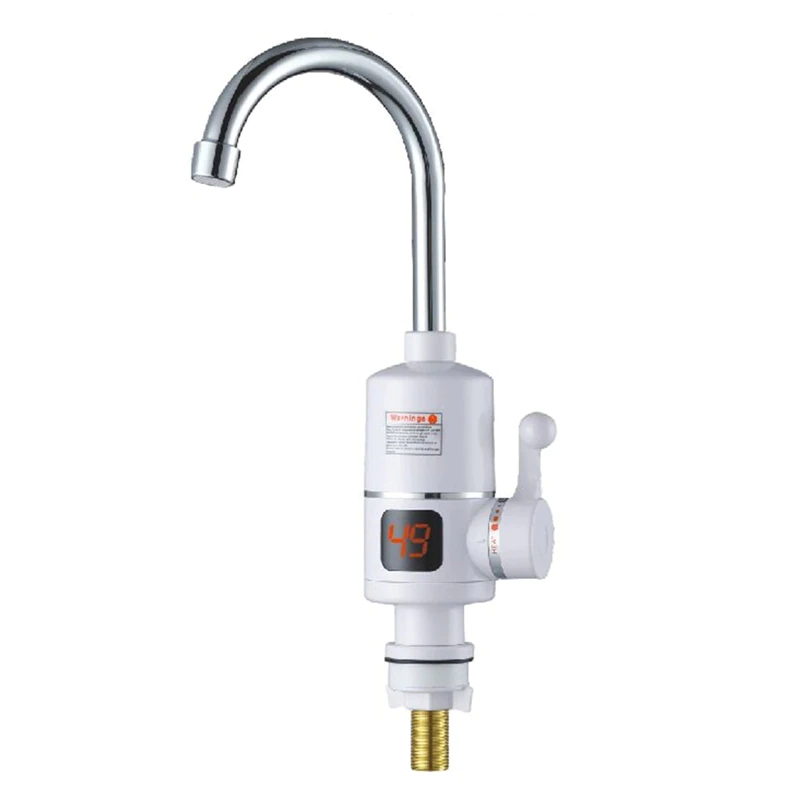 Robinet electric pentru Incalzit apa RX 010-1, 3600 W, Ecran LCD, 2.5 l/min., Alb [0]