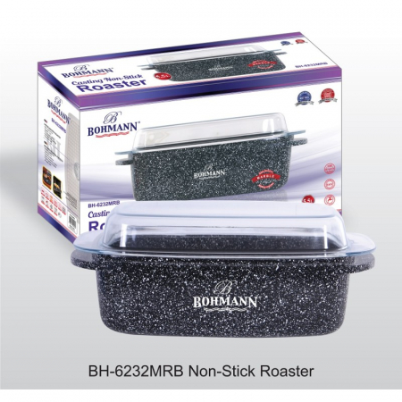 Roaster dreptunghiular Bohmann BH6232MRB, 5.5L, 32x21cm, Negru [3]