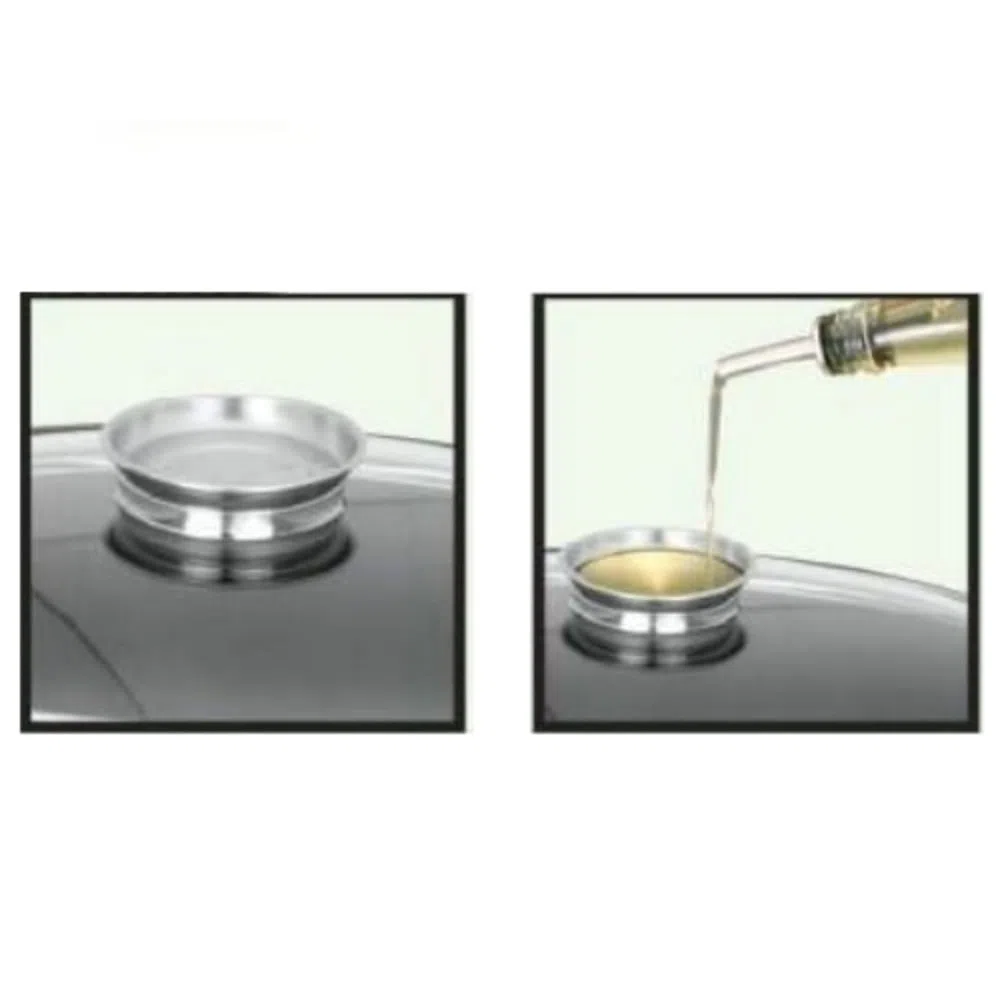 Roaster patrat Voltz V54323B28A, 6.5L, 28cm, Strat granit, Rosu [1]