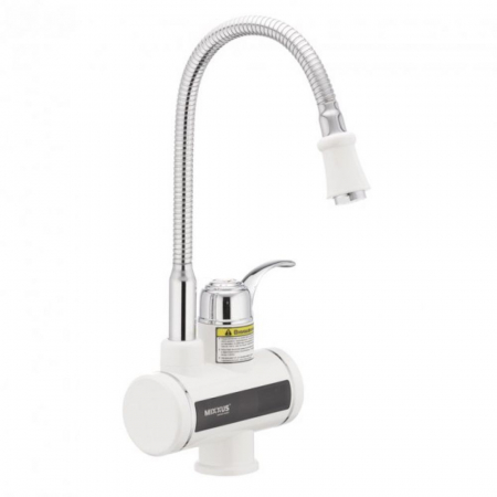 Robinet instant electric pentru apa MIXXUS Electra 240-EF White, 3 kW, Plastic/ Otel inoxidabil [0]
