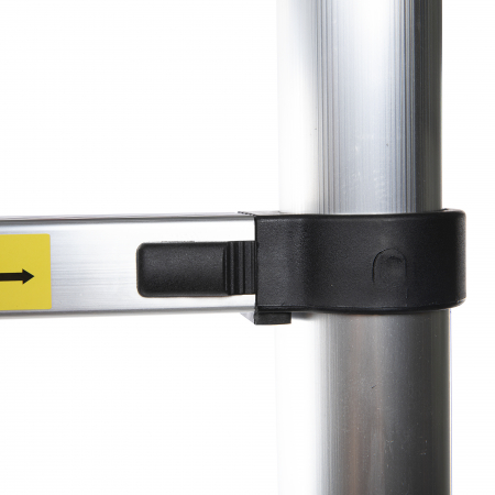 Scara telescopica Detoolz DZ-C245, 4.4m - 15 trepte, Aluminiu,150 kg [2]