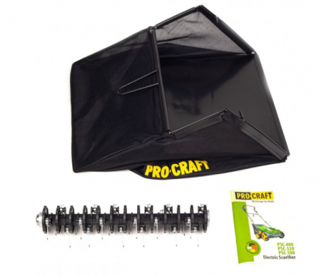 Scarificator electric (grebla electrica) Procraft PSC400, 1800W, 3722RPM, 3 Trepte reglare inaltime, Capacitate cos 55L [3]