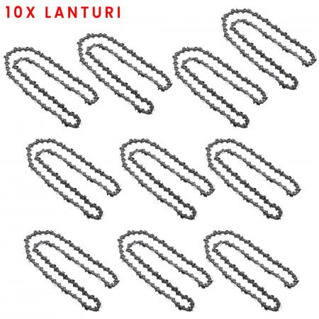 Motofierastraie - Set 10 x Lanturi pentru motofierastrau ( drujba ) , 32 dinti, pas 325, universal