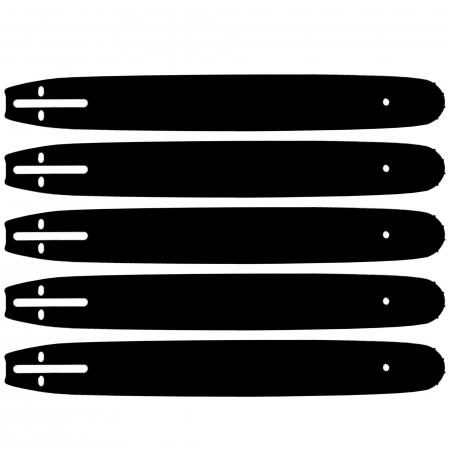 Set 5 Lame universale pentru motofierastrau ( Drujba ) , 40 cm, pas 0.325 [1]