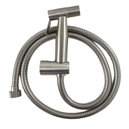 Baterii - Set dus bideu MIXXUS SET-001 (dus de mana, furtun, suport), otel inoxidabil, Chrome