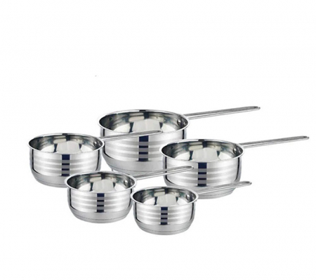 Set oale sos/supa 5 piese Royal Swiss RS-5SP, Ø12/14/16/18/20 cm, Otel inoxidabil [0]