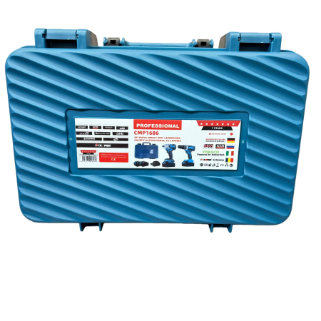 Set Pistol de Impact pentru Roti + Bormasina (Autofiletanta) pe acumulator, 48V, Accesorii Incluse [4]