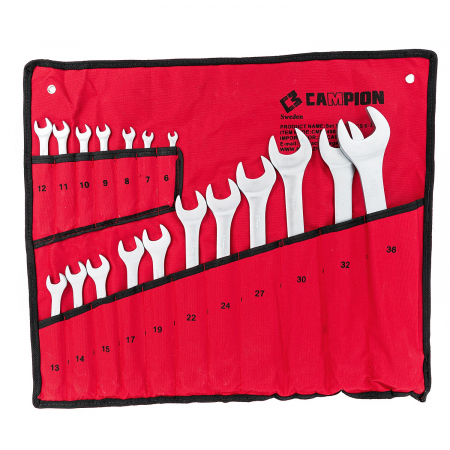 Chei si truse de chei - Set sort chei combinate Campion CMP0496, 6-36, 18 piese