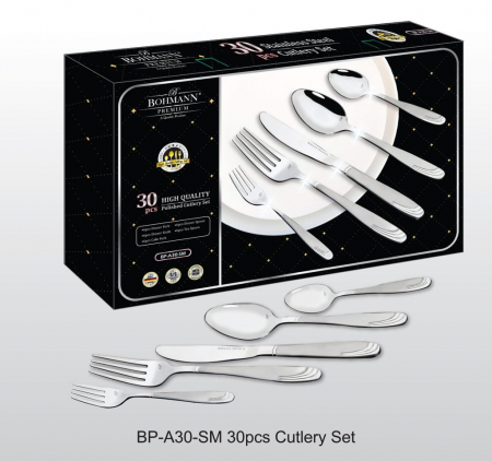 Set tacamuri 30 piese Bohmann Premium BPA30-SM, Otel inoxidabil [2]