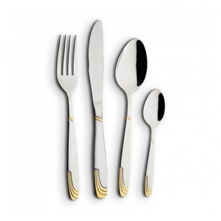 Ustensile pentru gatit - Set tacamuri 72 piese Bohmann Premium BPA72-GM, Otel inoxidabil
