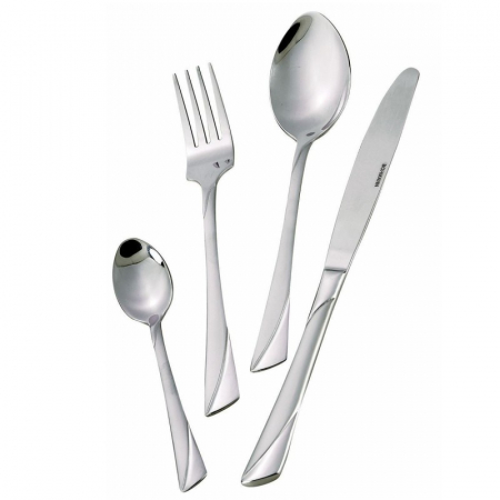 Set tacamuri 72 piese Bohmann, Model oglinda, inox, Diplomat negru/maro [1]