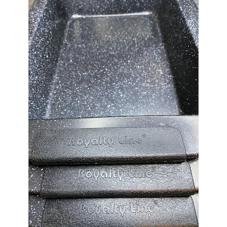 Set tavi de copt 3 piese Royalty Line RL-CC3, Marmura, Ø36/40.5/46, Negru [2]