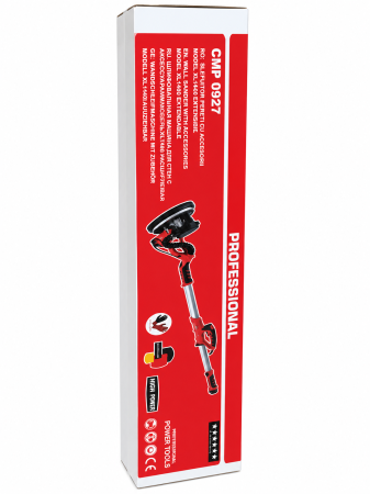 Slefuitor pereti tip girafa ALTAI CAMPION PRO XL1400, 1400W, extensibil, LED, 225mm + Accesorii incluse [1]