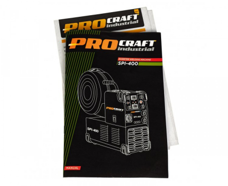 Aparat de sudura tip Invertor ProCraft Industrial SPI400, Sudura cu sarma / Electrozi [10]