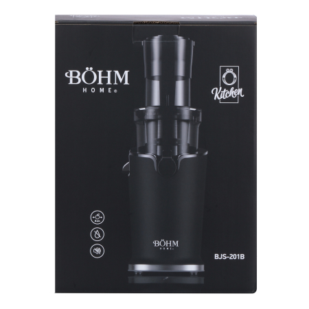 Storcator cu presare la rece BOHM Home BJS-201B, 200W, tub alimentare Ø89 mm, recipient suc 800 ml [7]