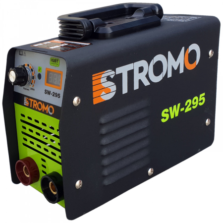 Aparat de sudura invertor STROMO SW295 + Masca Automata, cristale lichide, Afisaj Electronic, Electrozi 1.6-4 mm, Accesorii Incluse [1]