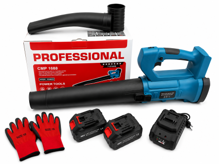 Suflanta de aer pe acumulator ALTAI Campion PRO, 48V/6Ah, 2 Acumulatori, 6 Viteze , Incarcator, Manusi incluse [5]