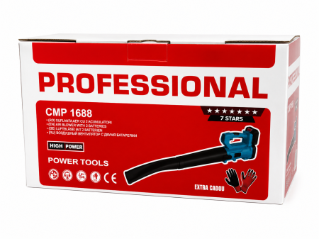 Suflanta de aer pe acumulator ALTAI Campion PRO, 48V/6Ah, 2 Acumulatori, 6 Viteze , Incarcator, Manusi incluse [8]