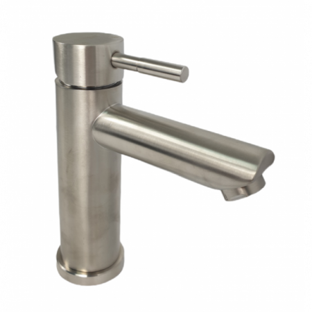 Baterii - Baterie lavoar MIXXUS SUS-001-A din otel inoxidabil, Monocomanda, Racorduri incluse