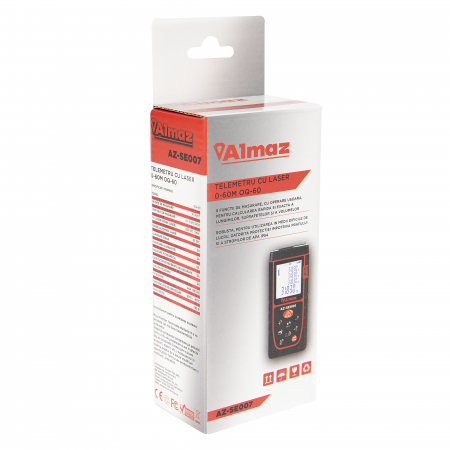 Telemetru cu laser Almaz AZ-SE007, 0-60m OQ-60 [5]