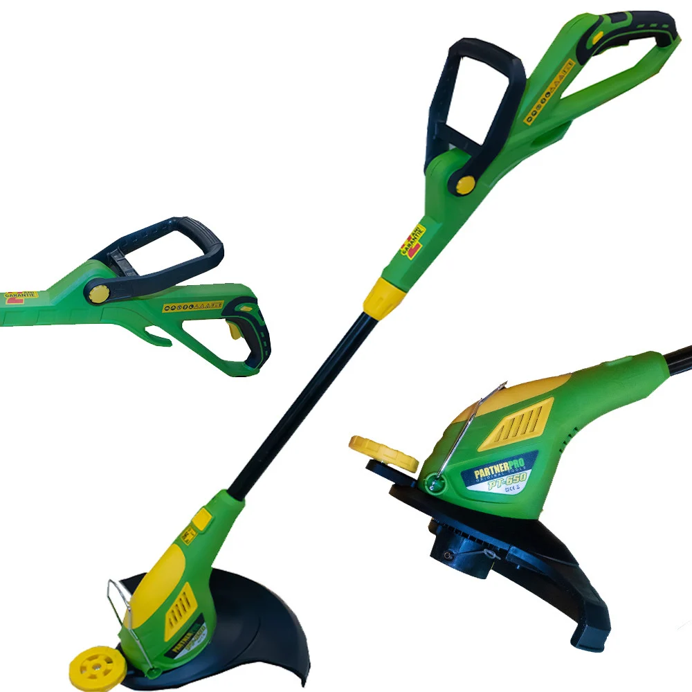 Trimmere & motocoase electrice - Trimmer electric PartnerPRO PT-650, 650W, 10000RPM, Latime taiere 22cm