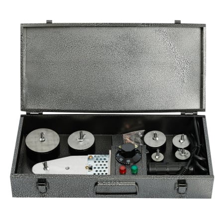 Trusa de lipit tevi DDT PP-R 20-63, cutie metalica, 6 accesorii, 600 W [1]
