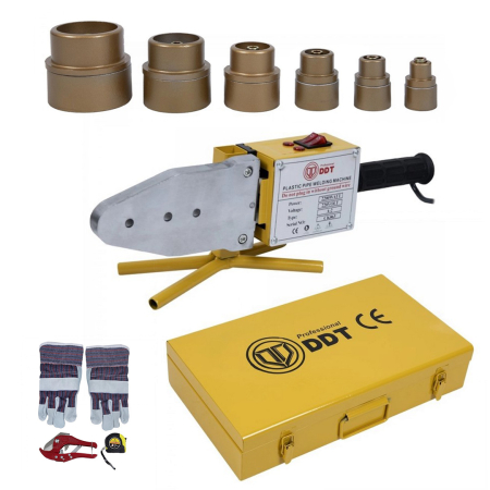 Trusa de lipit tevi DDT PP-R, 2200 W, 6 Adaptoare [0]