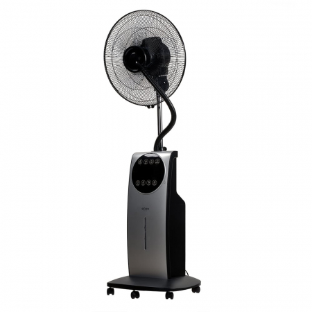 Echipamente de racire - Ventilator cu pulverizare apa si umidificare Bohm 16", 75W, 3 viteze, Functie de oscilatie 75°, Protectie Anti-Tantari/Aromatizare