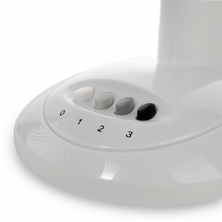 Ventilator de birou Bohm 12", 40W, 3 viteze, cablu 1.5m, Alb [4]