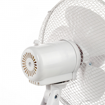 Ventilator de birou Bohm 12", 40W, 3 viteze, cablu 1.5m, Alb [5]