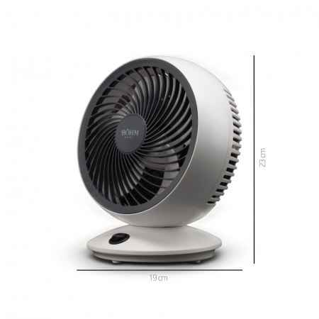 Ventilator de birou Bohm 6", 3W, 2 viteze, incarcare USB,  Unghi de inclinare 45° [1]