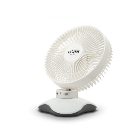 Ventilator de birou Bohm 6", 5W, 3 viteze, incarcare USB,  Unghi de inclinare 60° [2]