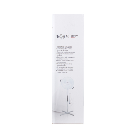 Ventilator de podea 16" BOHM BFD-40A, 45W, 3 trepte de viteza [7]