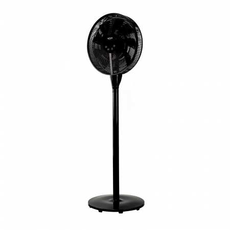 Echipamente de racire - Ventilator de podea Bohm 16", 25W, 8 viteze, Inaltime reglabila 129cm, Ecran LED, Telecomanda, Negru