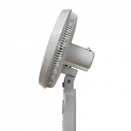 Ventilator de podea Bohm 16", 45W, 3 viteze, Inaltime reglabila 125cm, Ecran LED, Telecomanda, Functie de oscilatie 75°, Alb [5]