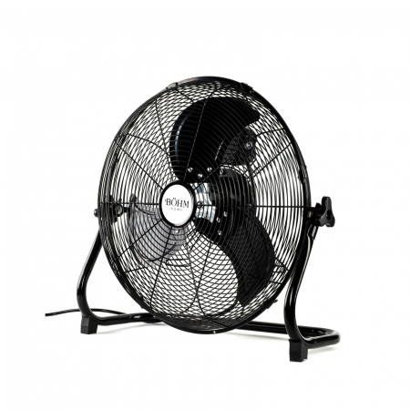 Echipamente de racire - Ventilator de podea Bohm 16", 90W, 3 viteze, Unghi de inclinare reglabil, Negru