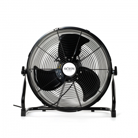 Ventilator de podea Bohm 20", 110W, 3 viteze, Unghi de inclinare reglabil, Negru [2]