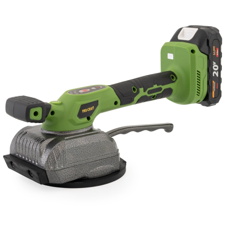 Masini/Aparate slefuit - Ventuza pentru gresie, pe acumulator, Procraft, 20V/2Ah, 15000VPM, Diametru cupa 130mm