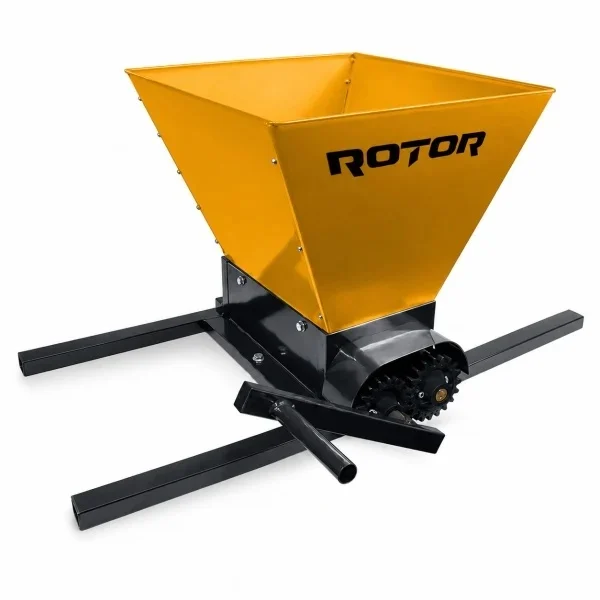 Zdrobitori si Teascuri fructe - Zdrobitor manual de struguri Rotor, Volum cuva 28L, Productivitate 180Kg/h, Tambur poliamida