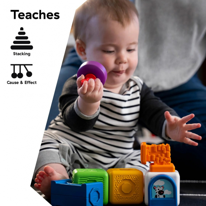 Baby Einstein - Blocuri magnetice de activitati, "Bridge & Learn" din 15 piese [5]