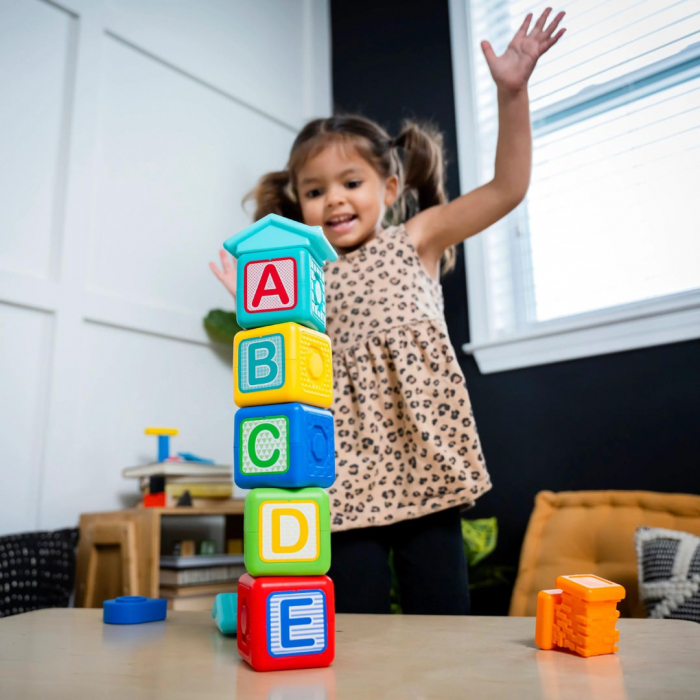Baby Einstein - Blocuri magnetice de activitati, "Bridge & Learn" din 15 piese [4]