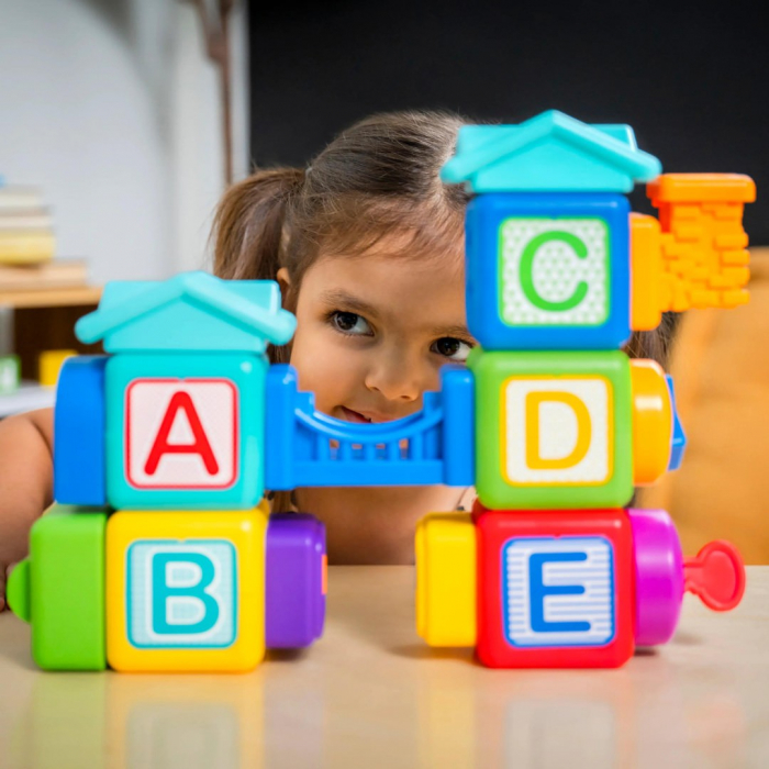 Baby Einstein - Blocuri magnetice de activitati, "Bridge & Learn" din 15 piese [18]