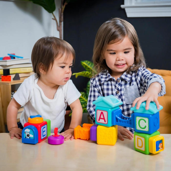 Baby Einstein - Blocuri magnetice de activitati, "Bridge & Learn" din 15 piese [11]