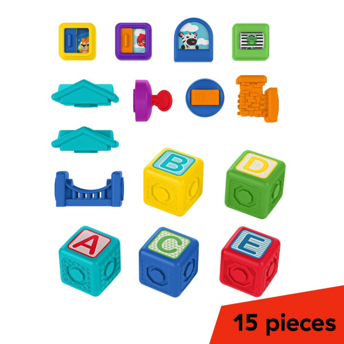 Baby Einstein - Blocuri magnetice de activitati, "Bridge & Learn" din 15 piese [17]